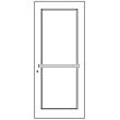 Series 550 Center Pivot Wide Stile Entrance Doors