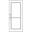Series 550 Offset Pivot Wide Stile Entrance Doors