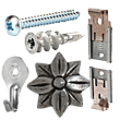CRL Mirror Clips, Rosettes, Hangers, Brackets and Fasteners