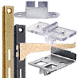 CRL Steel Shelving Hardware and Accessories