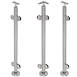 CRL P7Z Series Round Post Kits with Glass Clamps