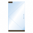 CRL Wet Glazed Frameless Glass Single Door Complete Door Kits