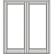 Series 800 Durafront Blank Medium Stile Entrance Doors