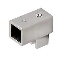 CRL Brushed Nickel Swiveling U-Bracket for 1/4