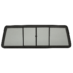 Laurence TSW200S CRL Duo-Vent Four Panel Slider with Solar Glass for 1967-1972 Ford C.R 