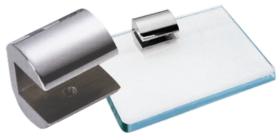 CRL No-Drill Glass Shelf Clamps for 3/8