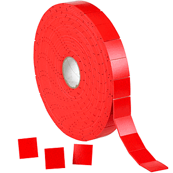 CRL Red Transport Pads, PVC, red, 10,000 Roll 