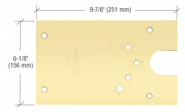 Rixson® 27 Series Left Hand Cover Plates