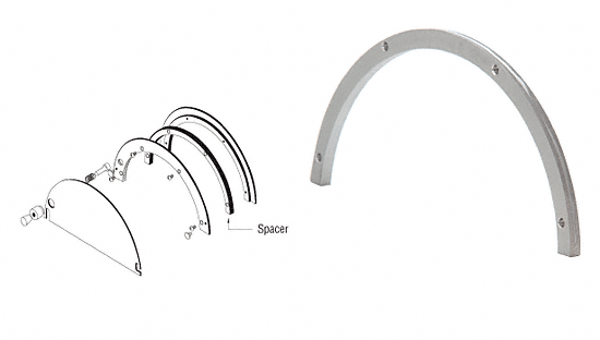 CRL Spacer Kits for Semicircular Design 6-1/2