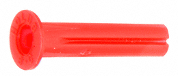 CRL Red Cap Plastic Anchors