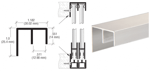CRL Surface Mount Extrusions