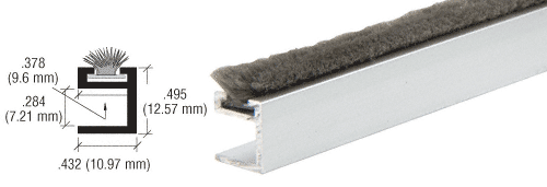 CRL Dust Proof Wipers - Width .493 Inches