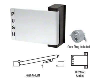 CRL Universal Push-Pull Paddle Handle - Push to Left