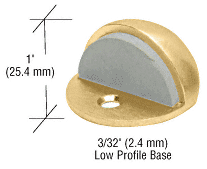 CRL Floor Mounted Low Profile Dome Stops