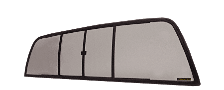 CRL Four Panel Duo-Vent Sliders for 1983 to 1997 Ford Ranger Standard Cab