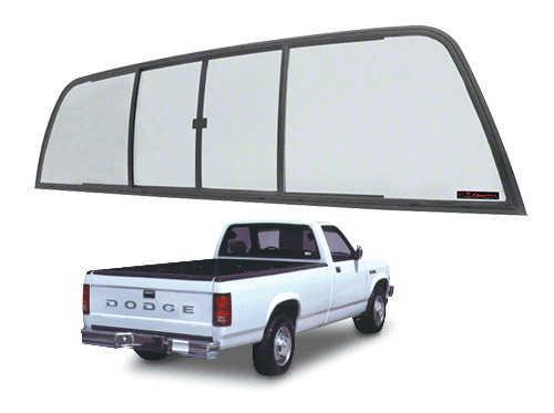 CRL Duo-Vent Four Panel Sliders for 1994-1996 Dodge Dakota Standard Cab
