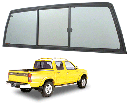 CRL Three Panel Tri-Vent Sliders for 1998 to 2001 Nissan Frontier