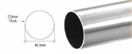 CRL 48.3mm Diameter Hand Rail Tubing
