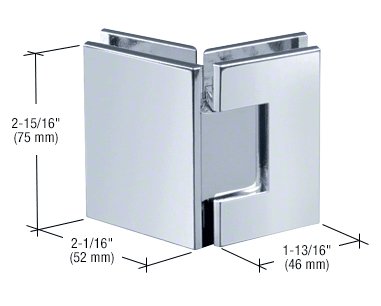 CRL Junior Geneva 545 Glass-to-Glass Hinges With 5 Degree Pin