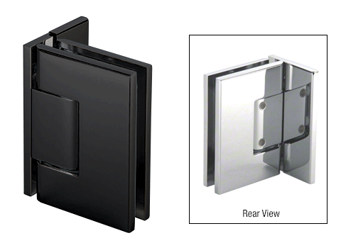 CRL Melbourne Series Wall Mount Adjustable Wall Mount Offset Plate Hinges with Cover Plate