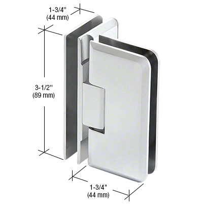 CRL Petite Series Glass-to-Glass Mount Hinges