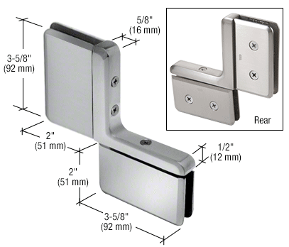 CRL Prima Series Glass-to-Glass Hinges