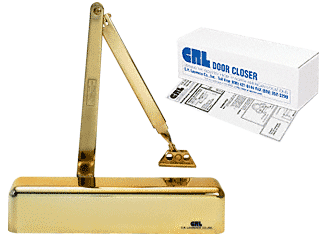 CRL PR70BF Adjustable Multi-Size 1/2 - 4 Barrier Free Surface Mounted Door Closers