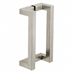 CRL Glass Mounted Offset Square Back-to-Back Pull Handles