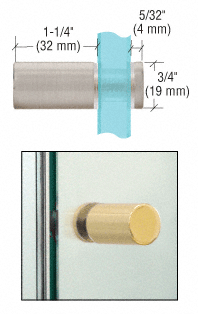 CRL Single-Sided Cylinder Knobs