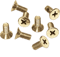 CRL Phillips 6mm x 15mm Cover Plate Screws