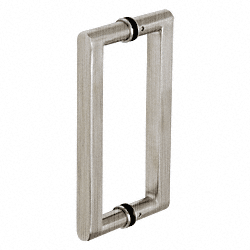 CRL Glass Mounted Square Back-to-Back Pull Handle