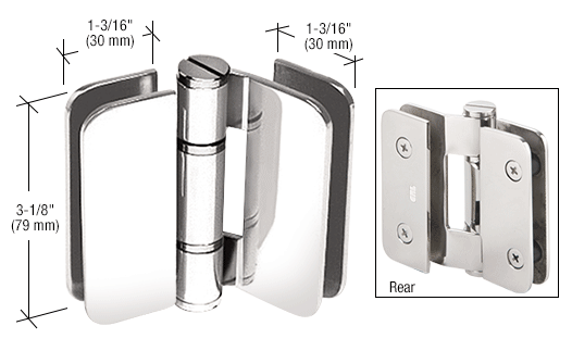 CRL Zurich 01 180 Degree Glass-to-Glass Outswing or Inswing Bi-Fold Hinge