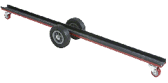 CRL 72" Heavy-Duty Steel Frame Glass Dolly