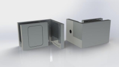 CRL Altea Series Fixed 90º Glass-to-Wall Clamp 