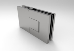 CRL BELLAGIO Adjustable Shower Hinge, 180° Glass-Glass, Cover Plates