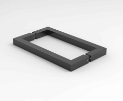 CRL Back-toBack Handle BELLAGIO, 19 x 19 mm, centre-centre 203 mm