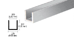 CRL 1/4" Aluminum U-Channels
