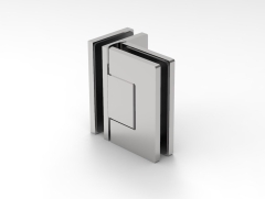 CRL OXFORD Adjustable Shower Hinge, 90° Glass-Glass, Cover Plates