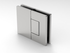 CRL OXFORD Adjustable Shower Hinge, 180° Glass-Glass, Cover Plates