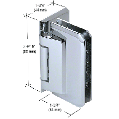 CRL Monaco 244 Wall Mount Offset Back Plate Door Hinge