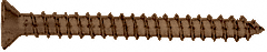 CRL Antique Bronze 10 x 2" Wall Mounting Flat Head Phillips Sheet Metal Screws