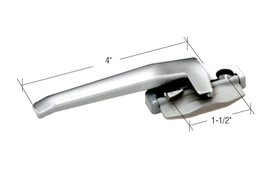 CRL Aluminum Left Hand Cam Handle with 1-1/2