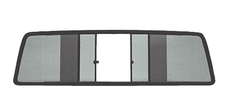 CRL Duo-Vent Four Panel Slider with Solar Glass for 1986-1/2 to 1997 All Nissan Cabs