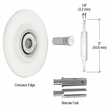 CRL Nylon Concave Edge Replacement Wheel - 2