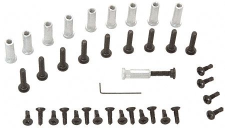 CRL Dark Bronze Replacement Screw Pack for 100/150 Series Continuous Geared Hinges