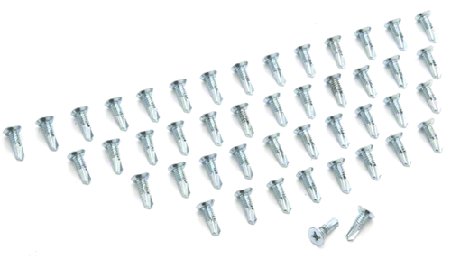 CRL Replacement Screw Pack for CRL 400/450 Series Continuous Geared Hinges - Satin Anodized
