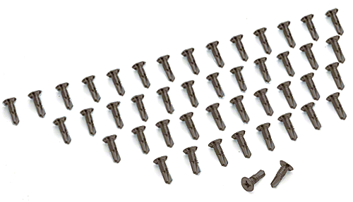 CRL Replacement Screw Pack for CRL 400/450 Series Continuous Geared Hinges - Dark Bronze