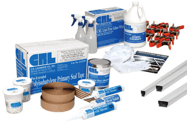 CRL Dual Seal Silicone with Polyisobutylene Insulating Glass Starter Kit