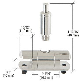 CRL Double Sided Connector with Tensioner for 3/8