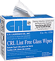 CRL 150 Lint-Free Glass Wipes